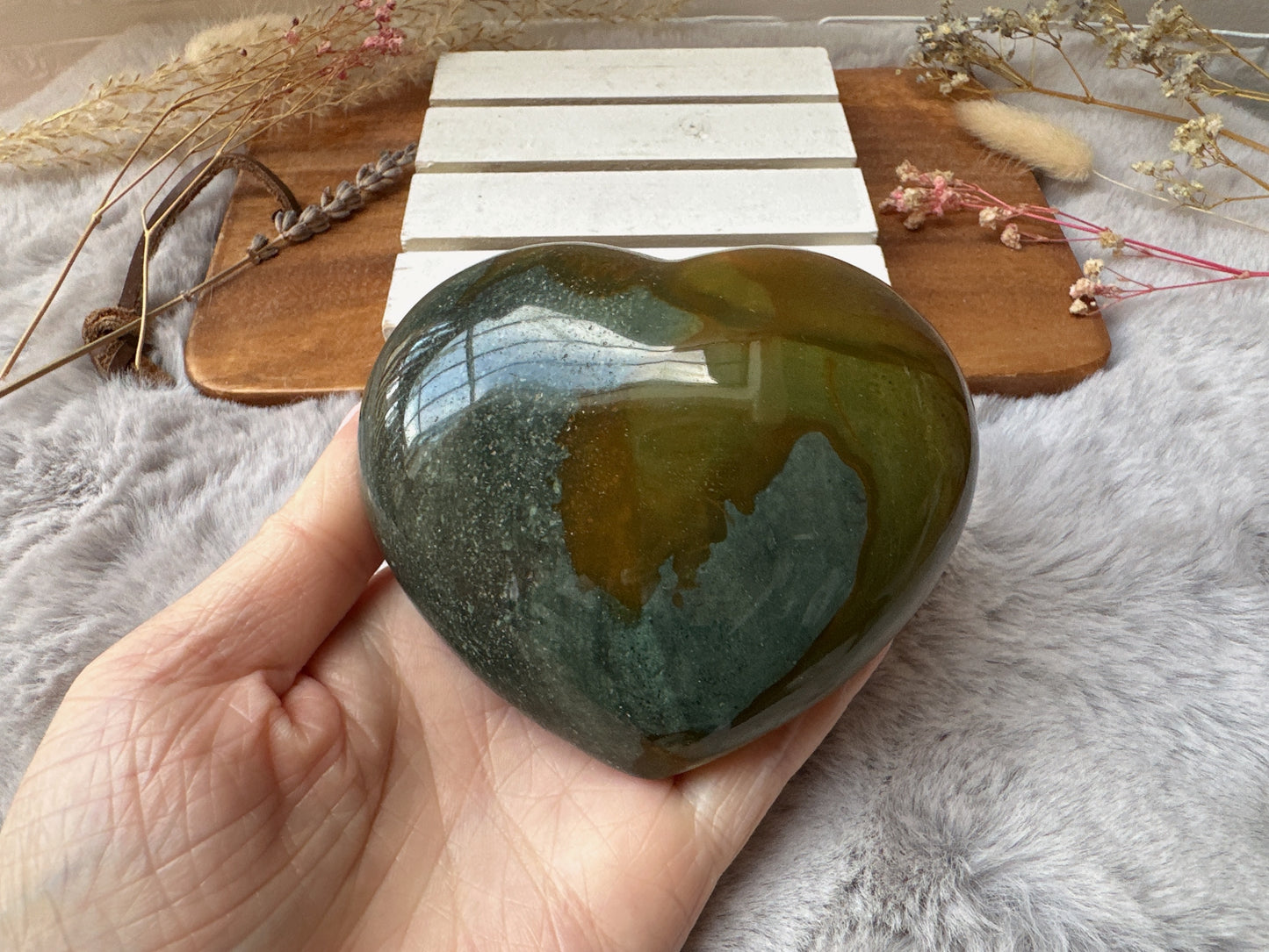 Ocean Jasper Heart