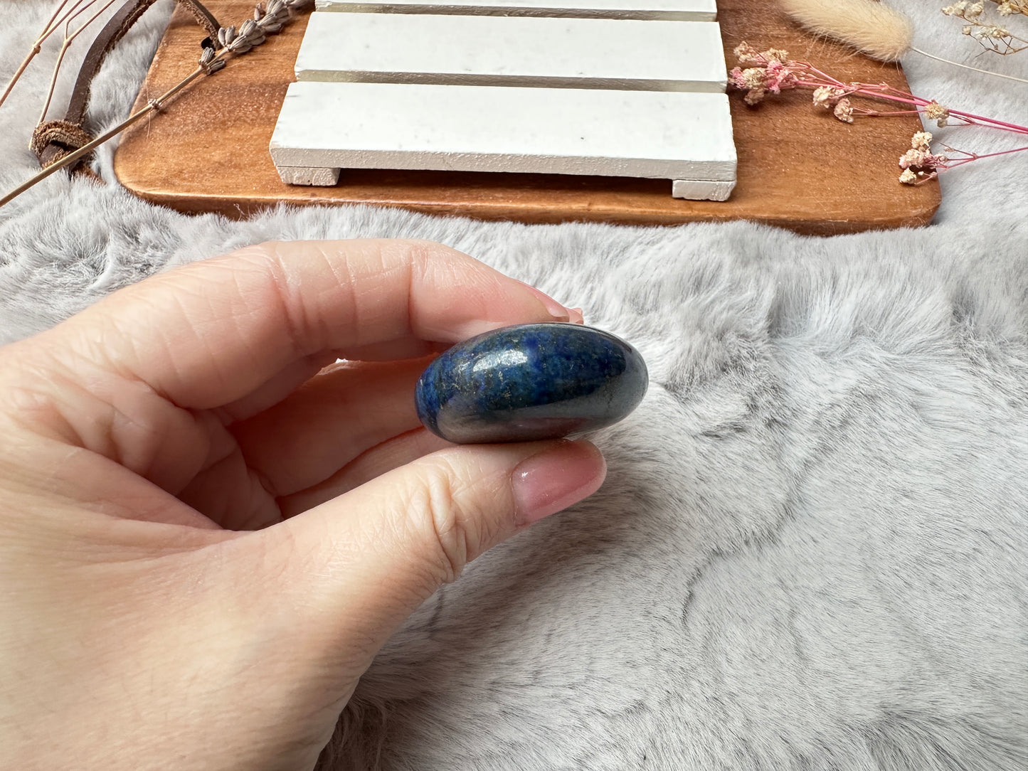 Small Lapis Lazuli Palm Stone