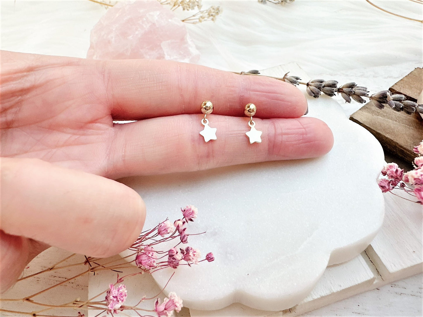 Mini Star Stud Earrings