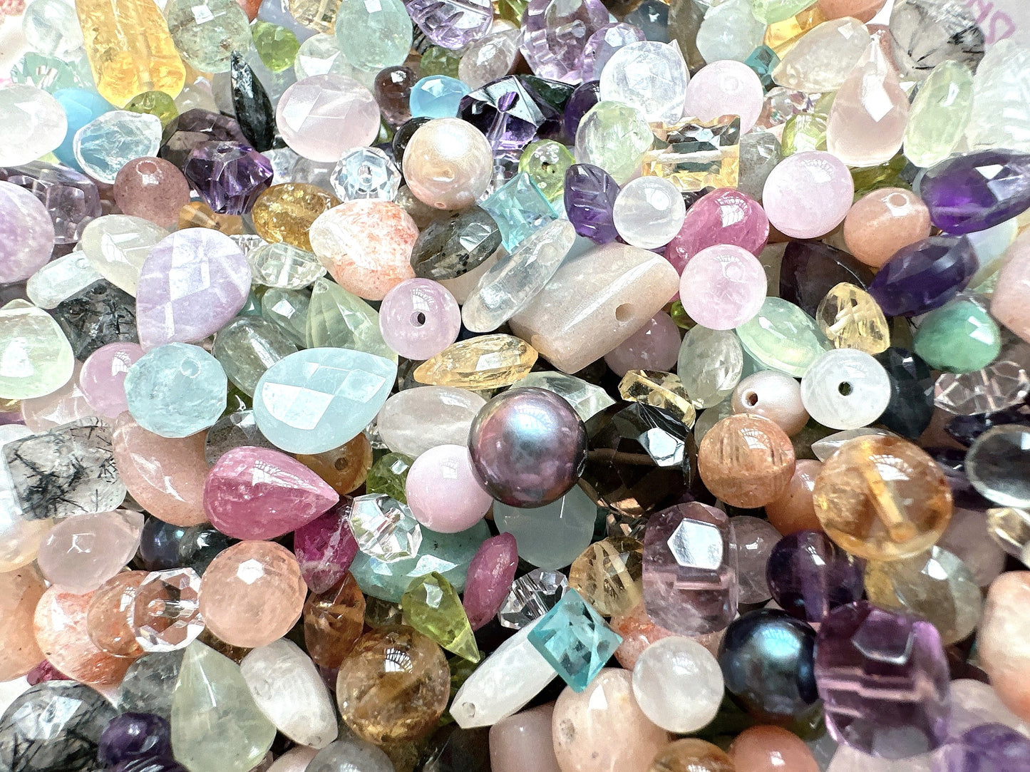 5~12mm High Quality Loose Assorted Semi-Precious Gemstone Beads | 25g Bag