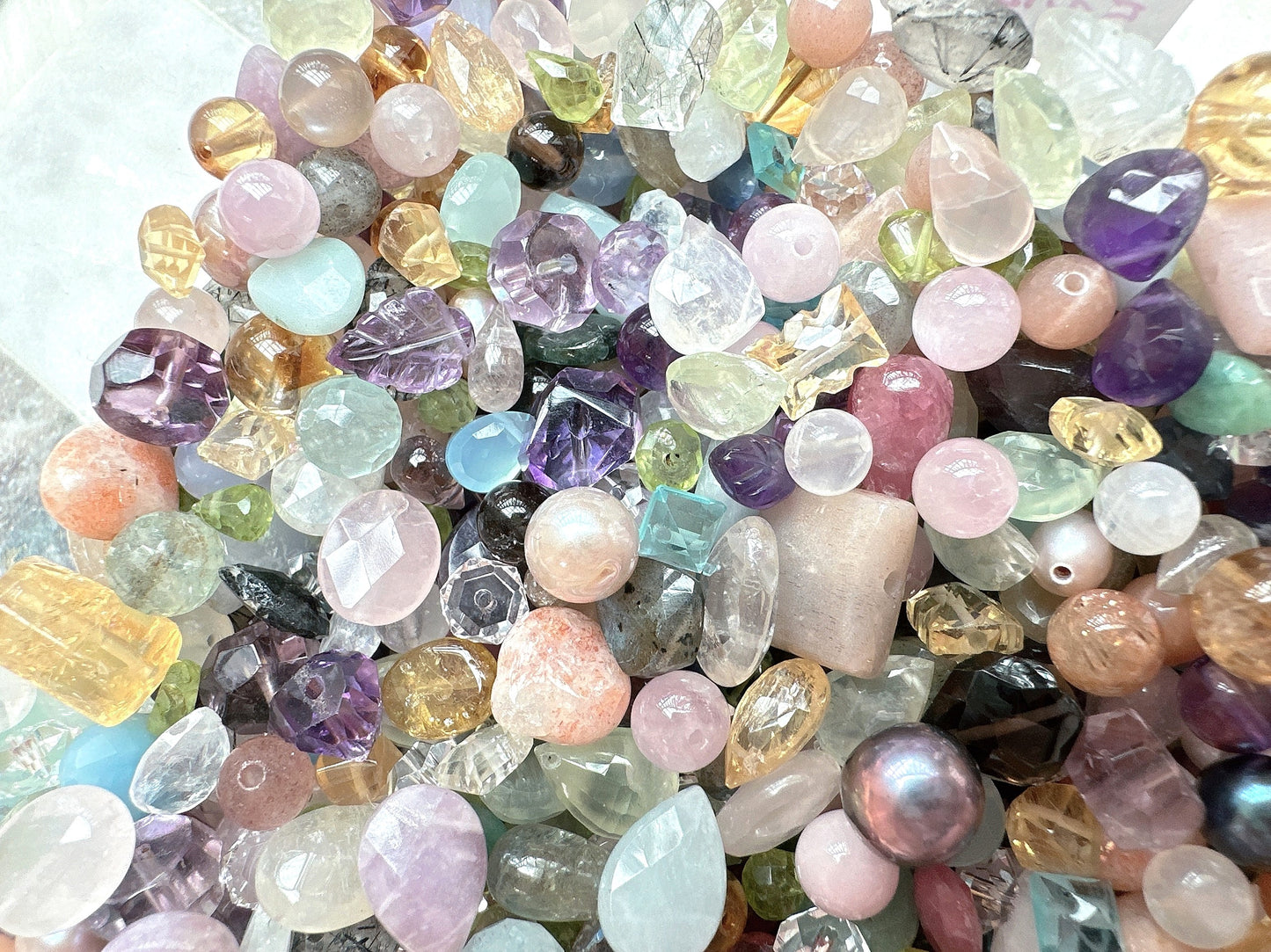 5~12mm High Quality Loose Assorted Semi-Precious Gemstone Beads | 25g Bag