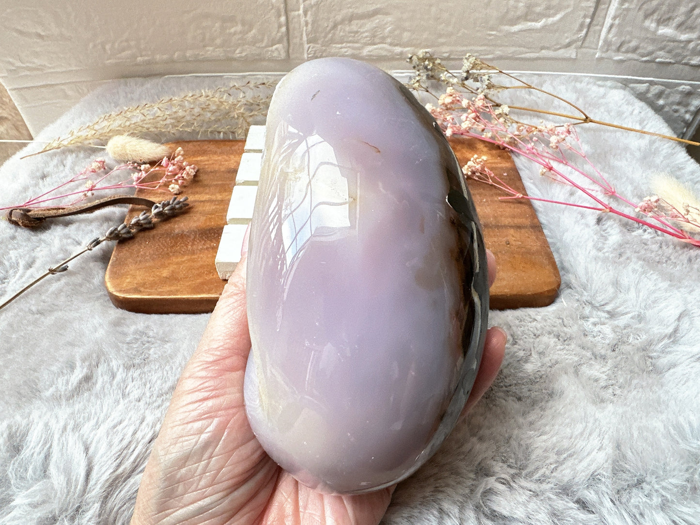 Large Agate Druzy Egg (Imperfect)