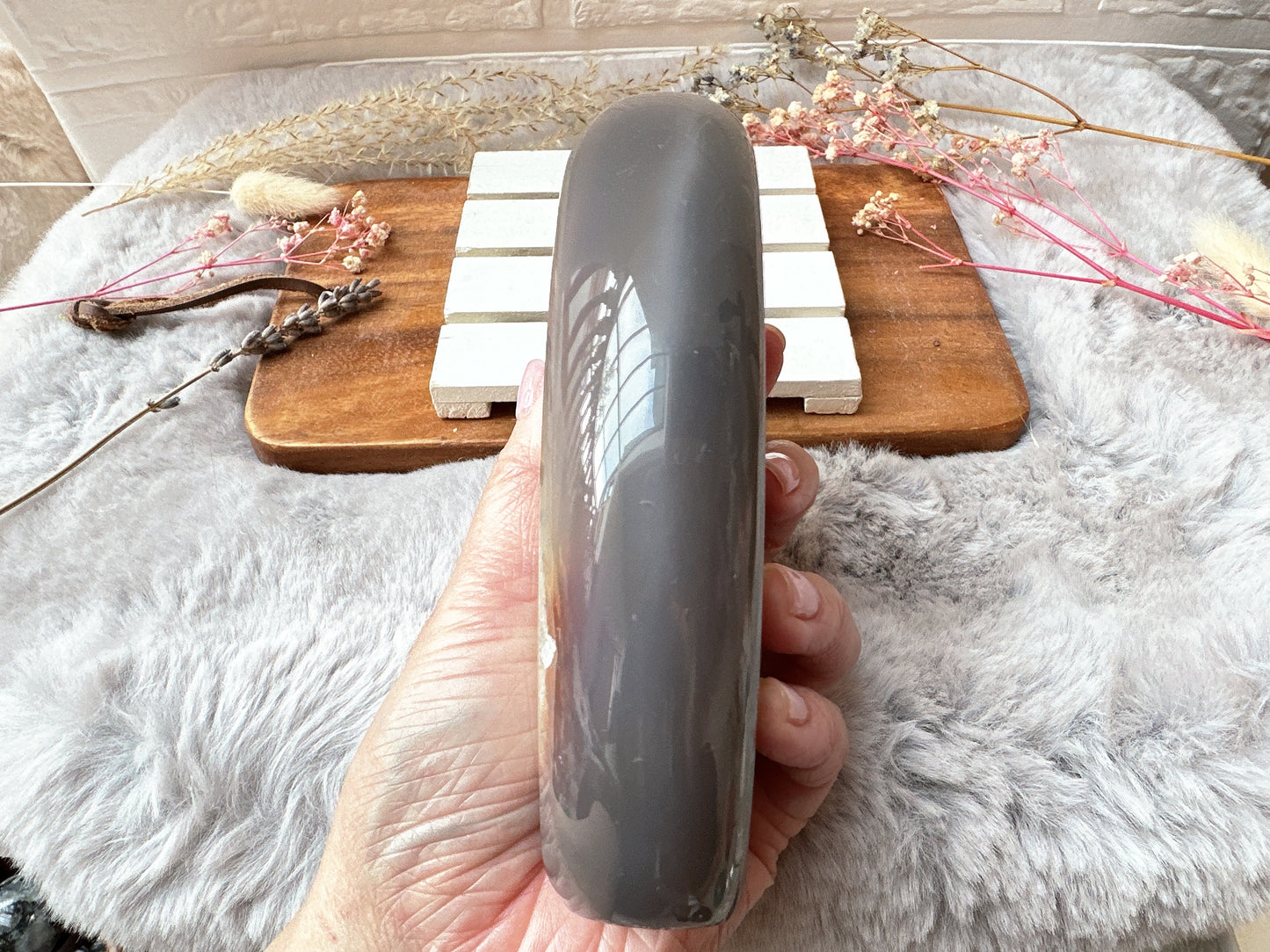 Large Agate with Druzy Free Form