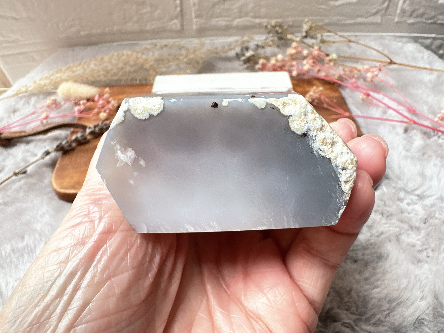 Agate Tower with Druzy