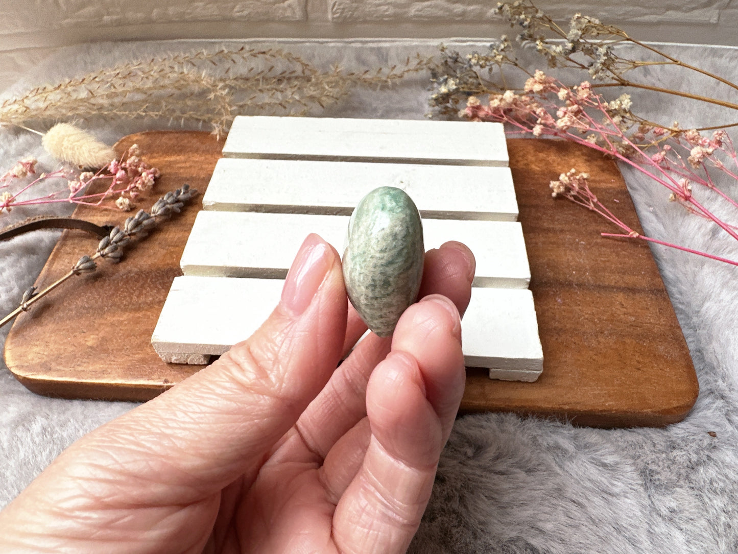 Mini Amazonite Heart