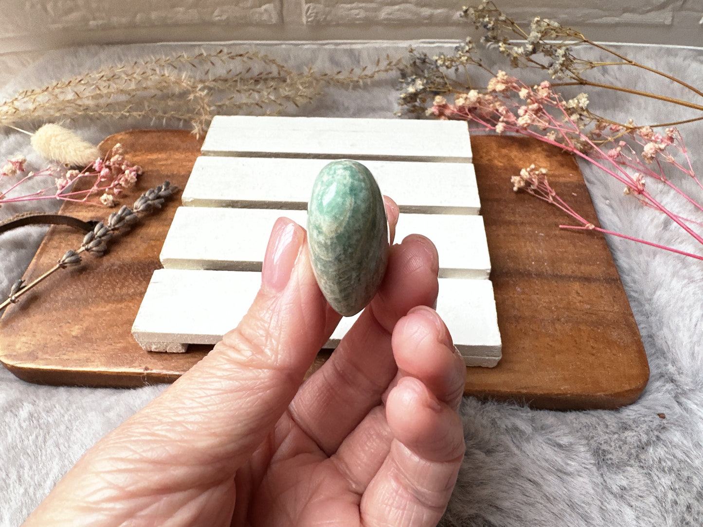 Mini Amazonite Heart