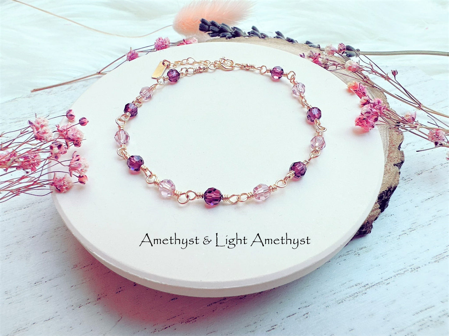 Delicate Round Crystal Bracelet
