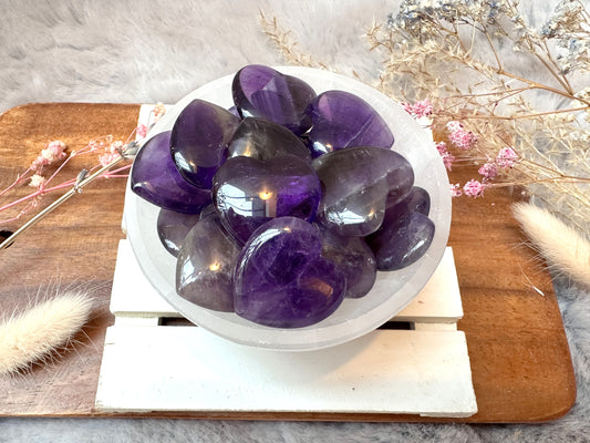 Mini Amethyst Crystal Heart