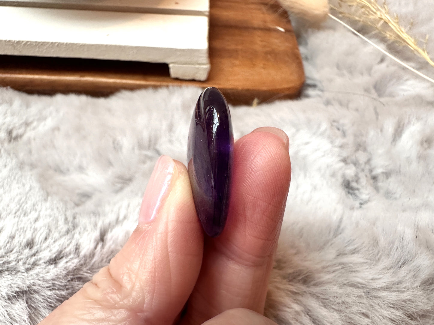 Mini Amethyst Crystal Heart