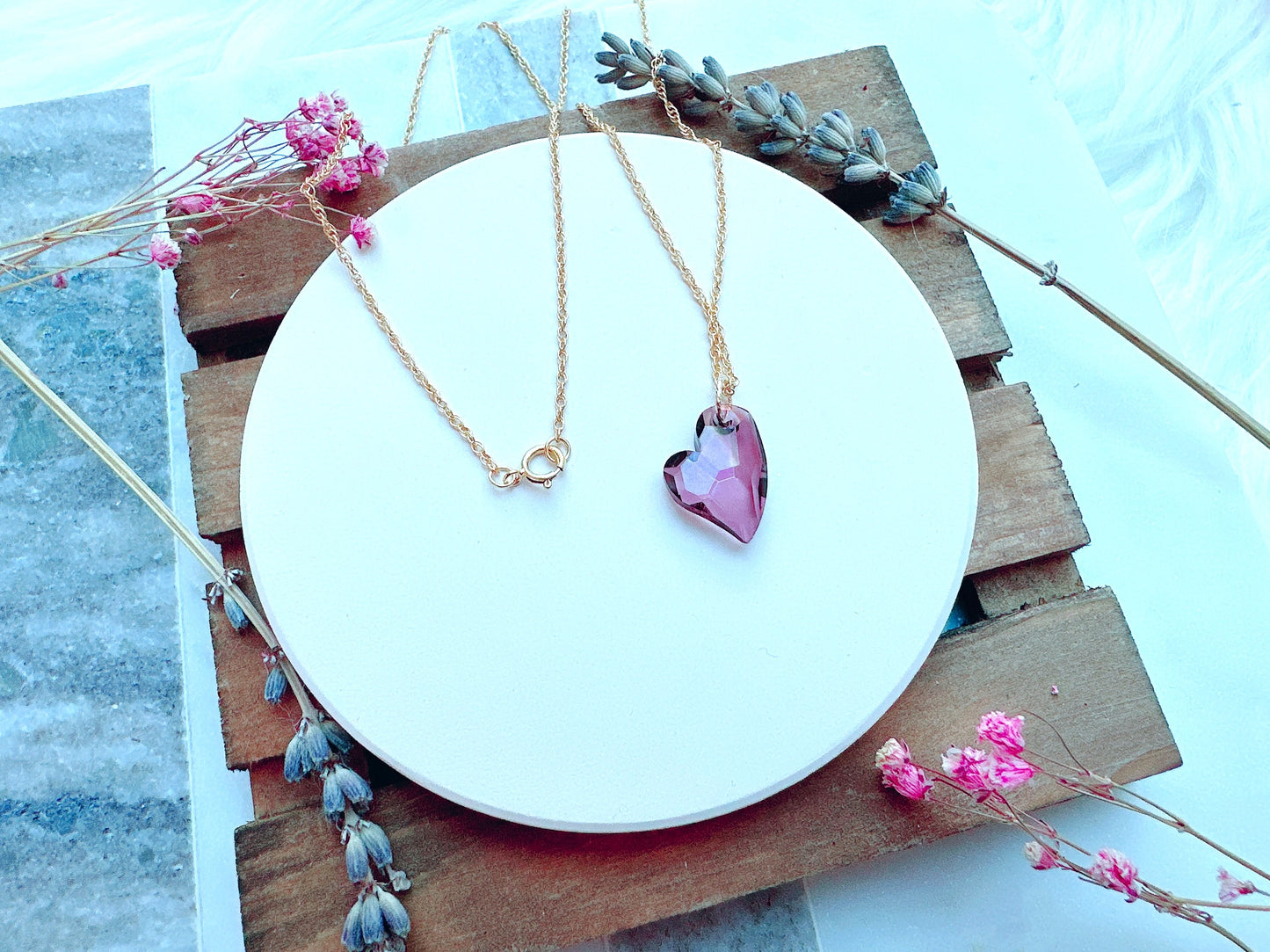 Crystal Heart Necklace