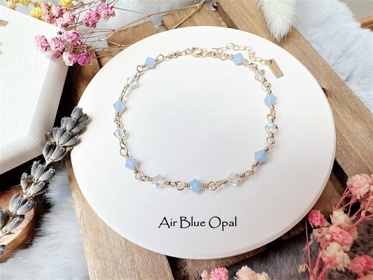 Delicate Bicone Crystal Bracelet