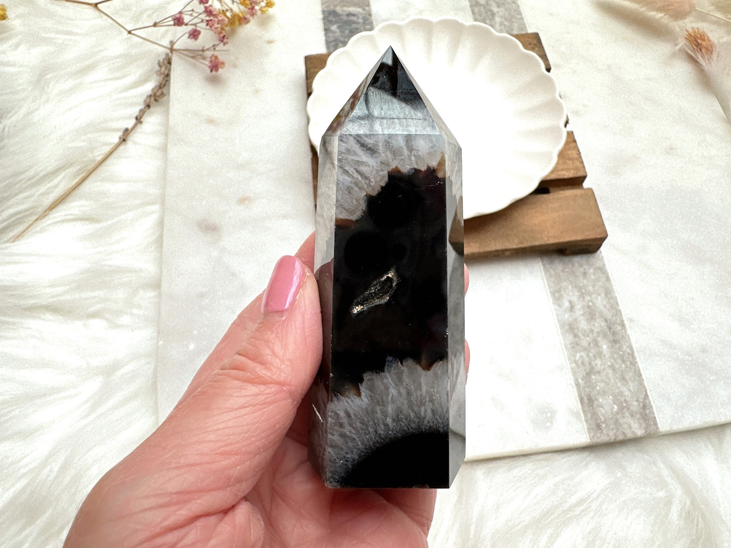 Black Agate Tower Obelisk