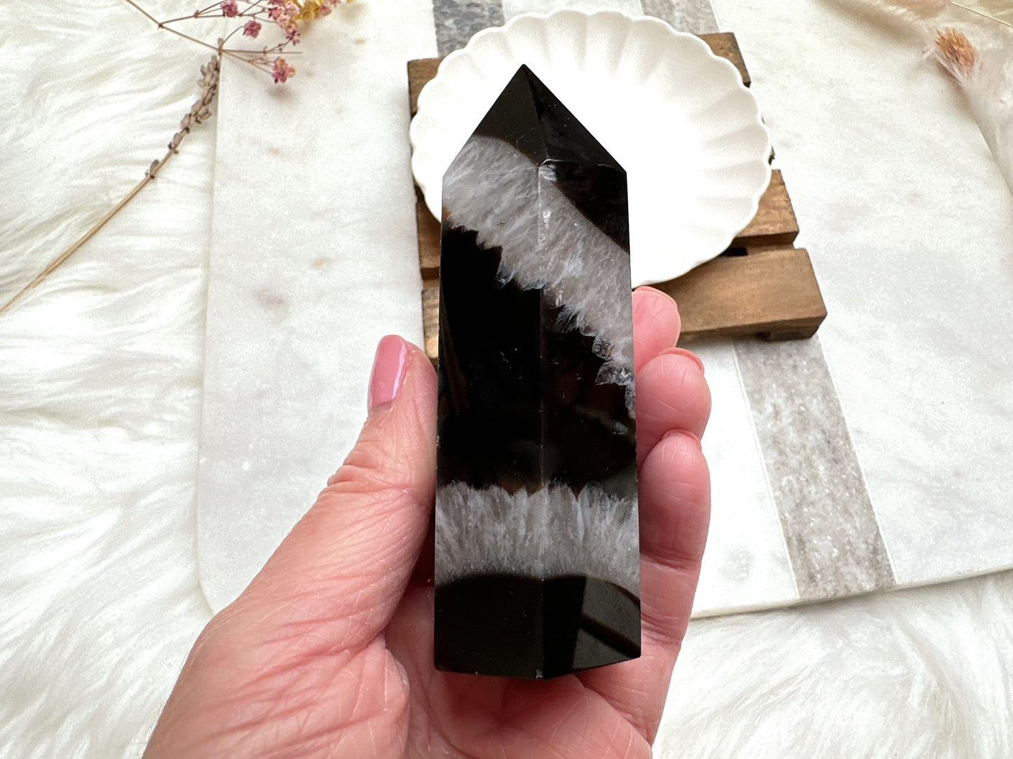 Black Agate Tower Obelisk