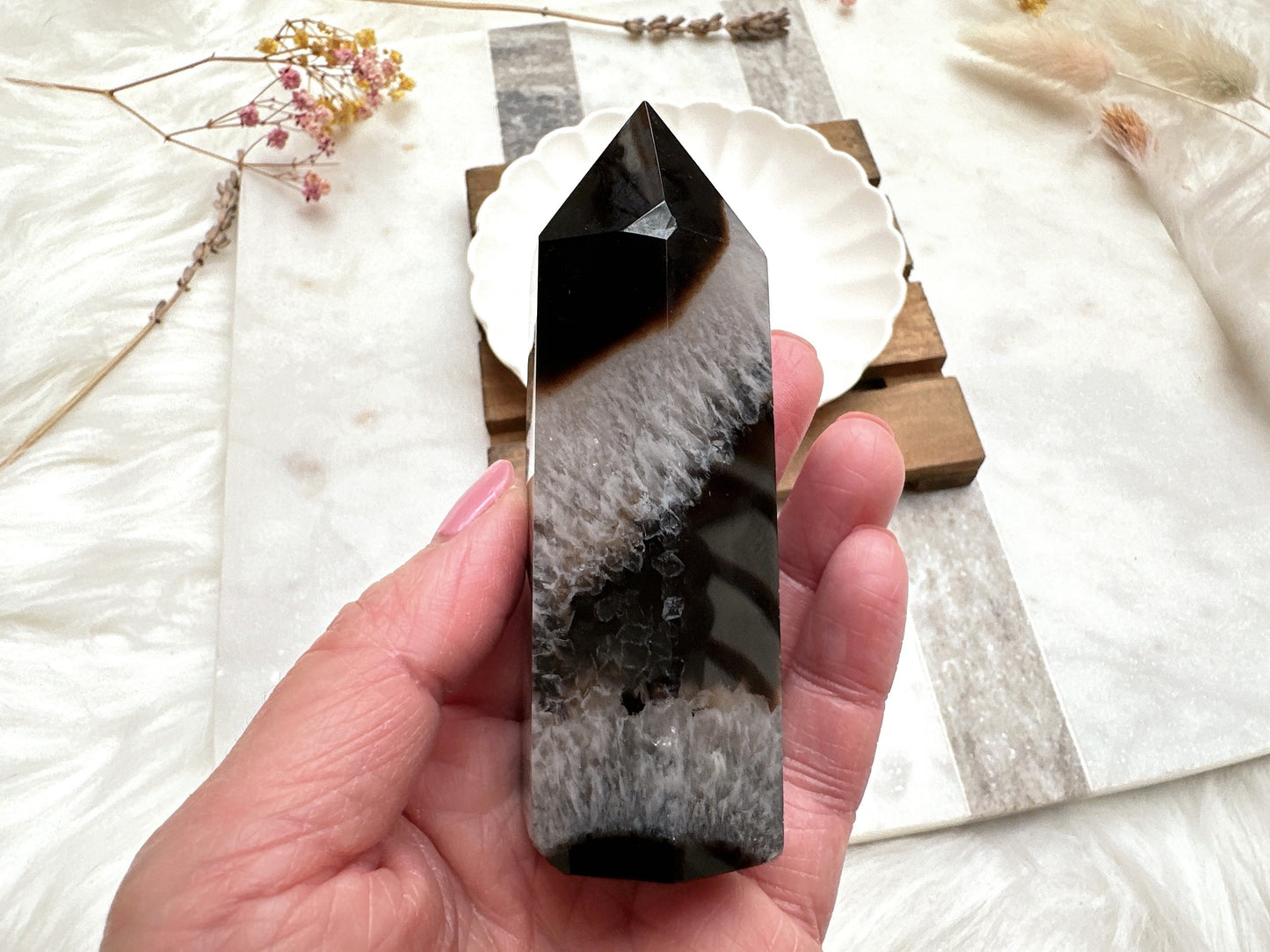 Black Agate Tower Obelisk