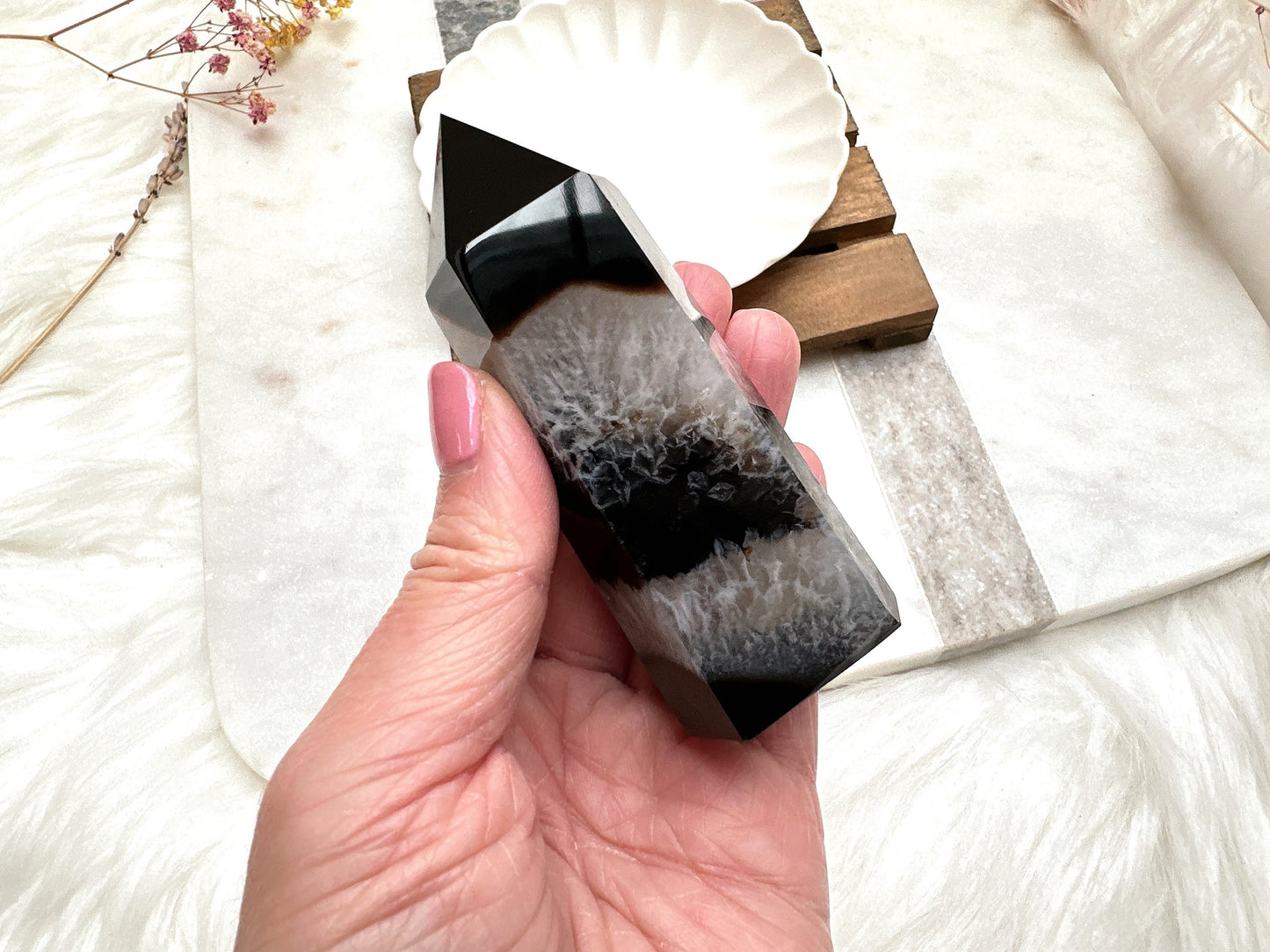 Black Agate Tower Obelisk