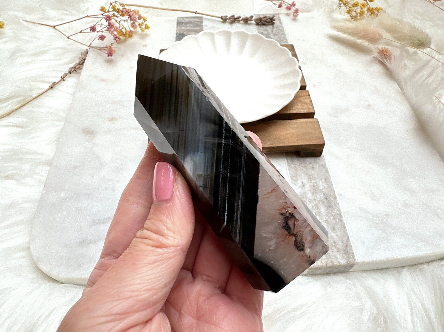 Black Agate Tower Obelisk