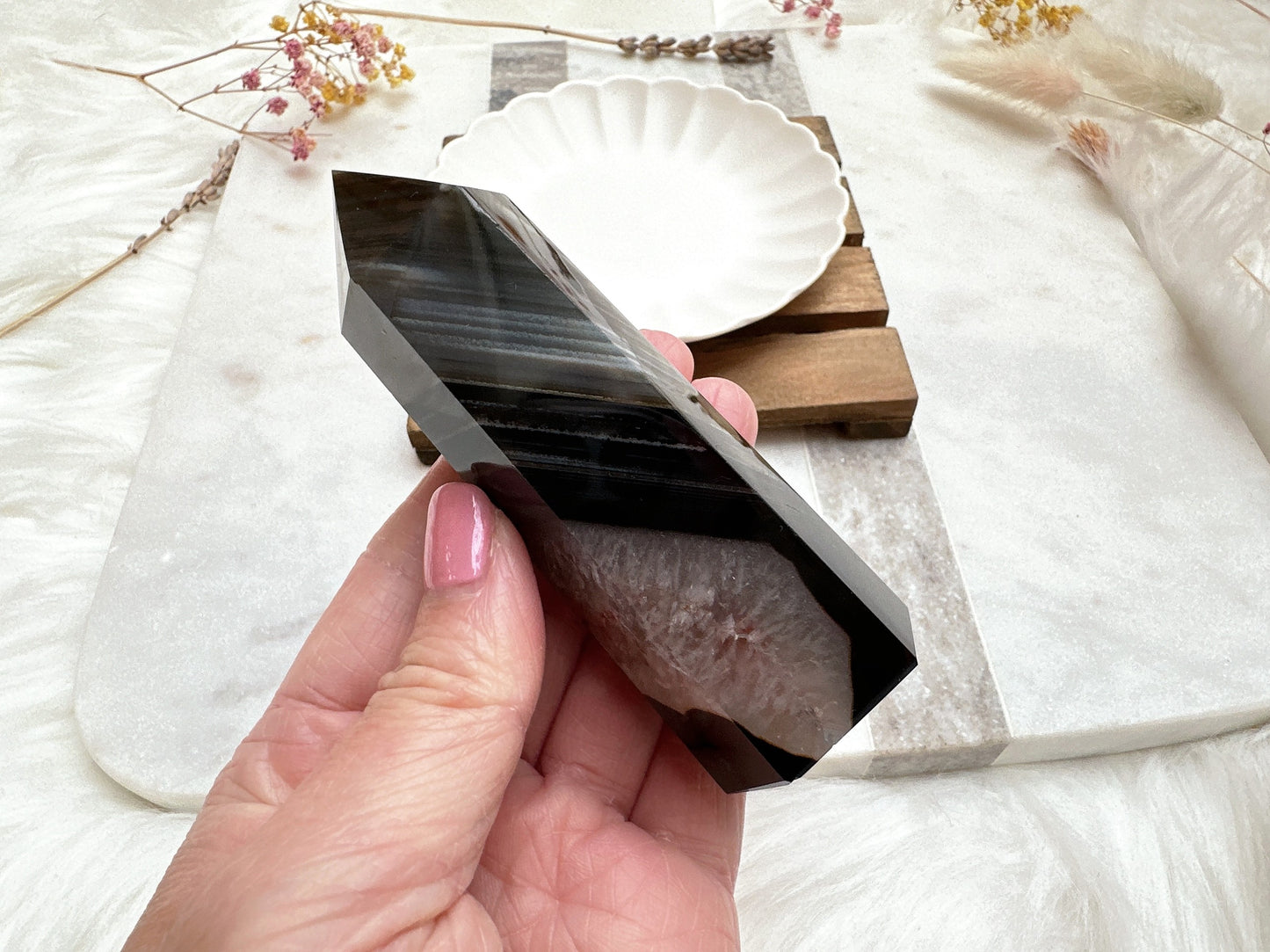 Black Agate Tower Obelisk