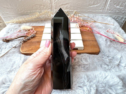 Black Agate Tower Obelisk
