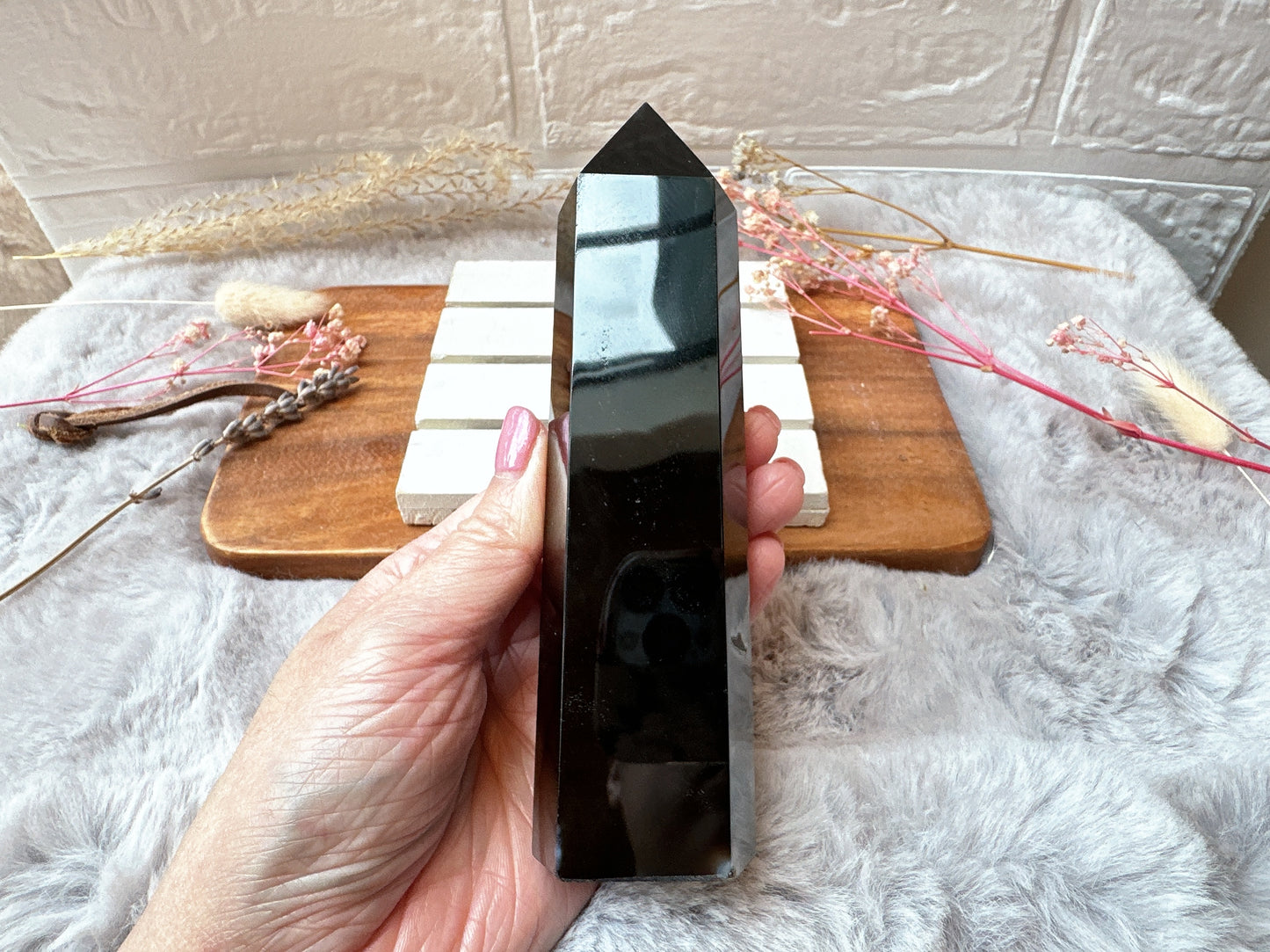 Black Agate Tower Obelisk