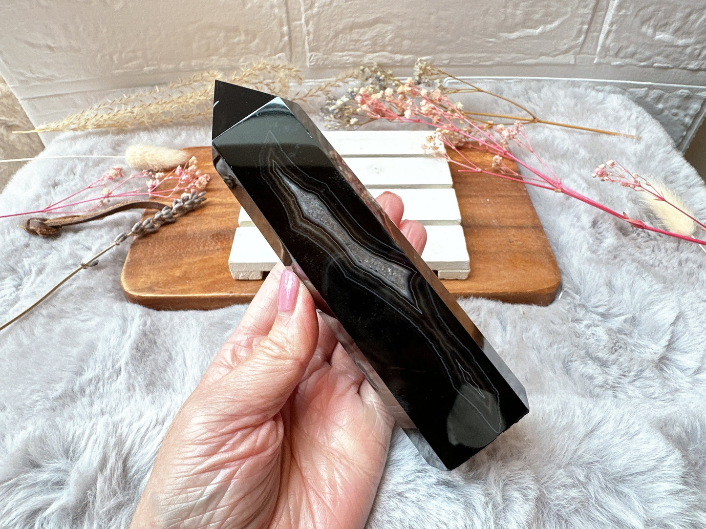 Black Agate Tower Obelisk