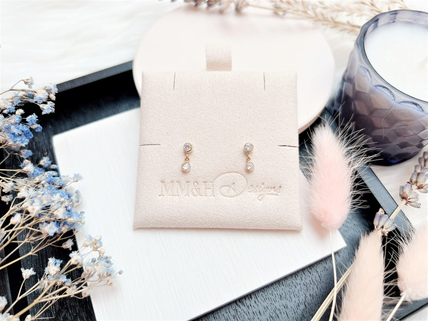 Cubic Zirconia Stud Earrings