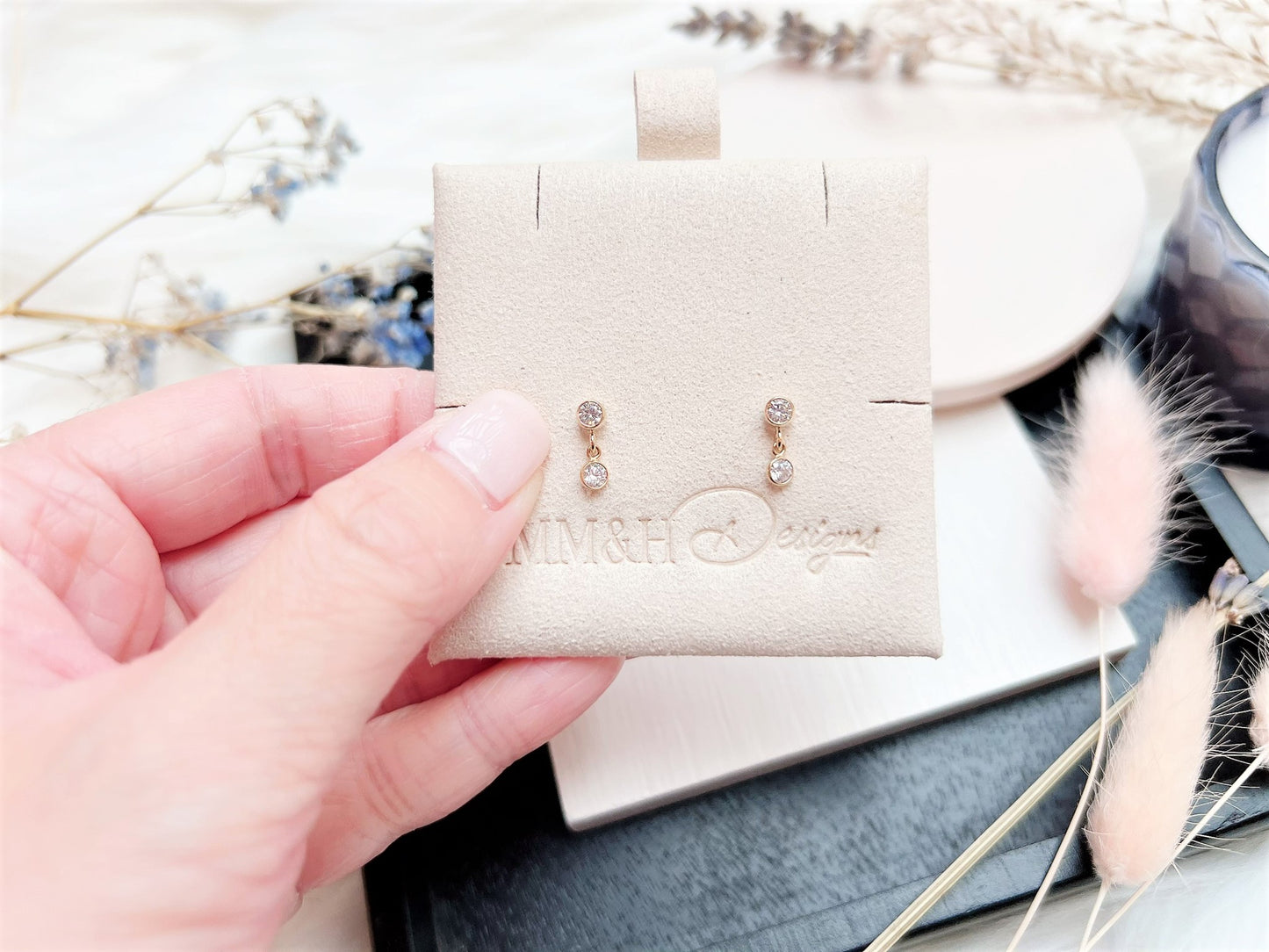 Cubic Zirconia Stud Earrings