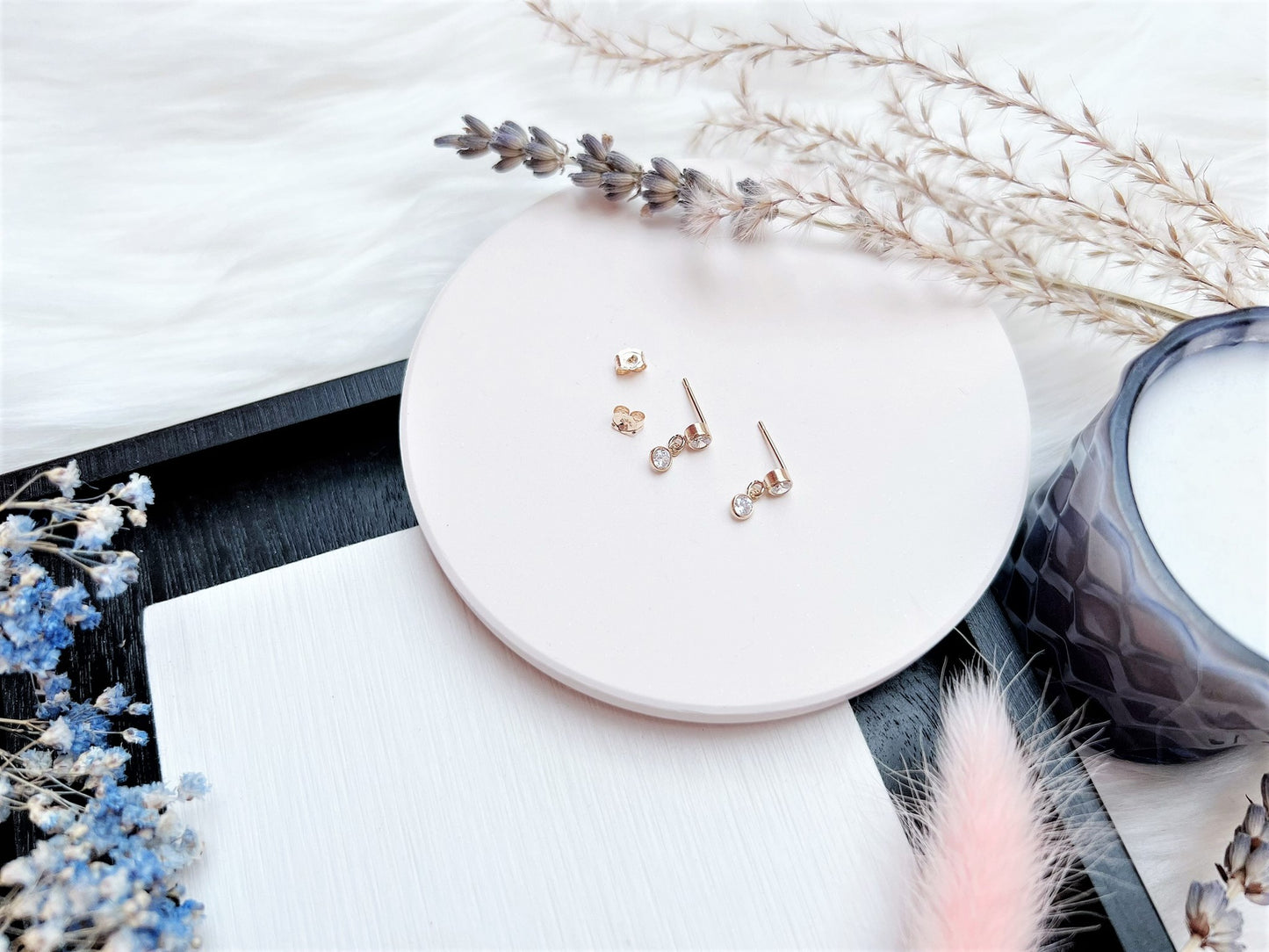 Cubic Zirconia Stud Earrings