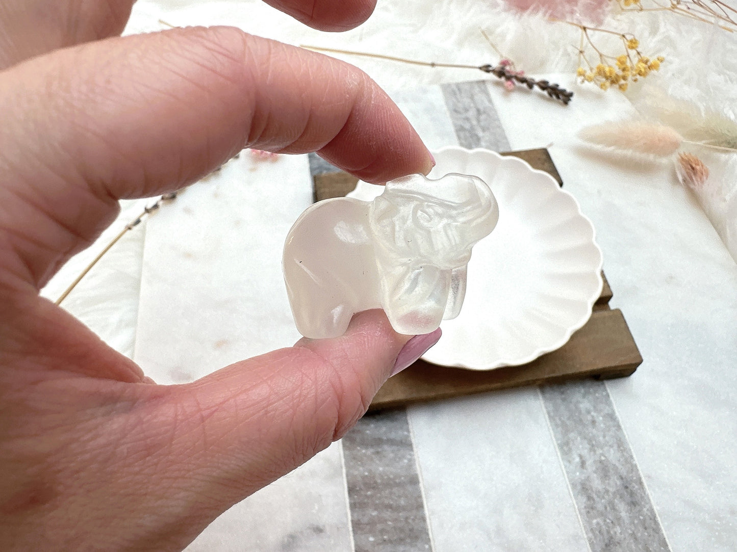Small Candy Fluorite Elephant