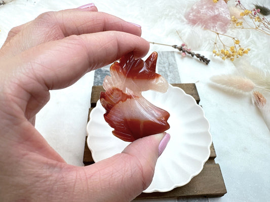 Small Carnelian Unicorn