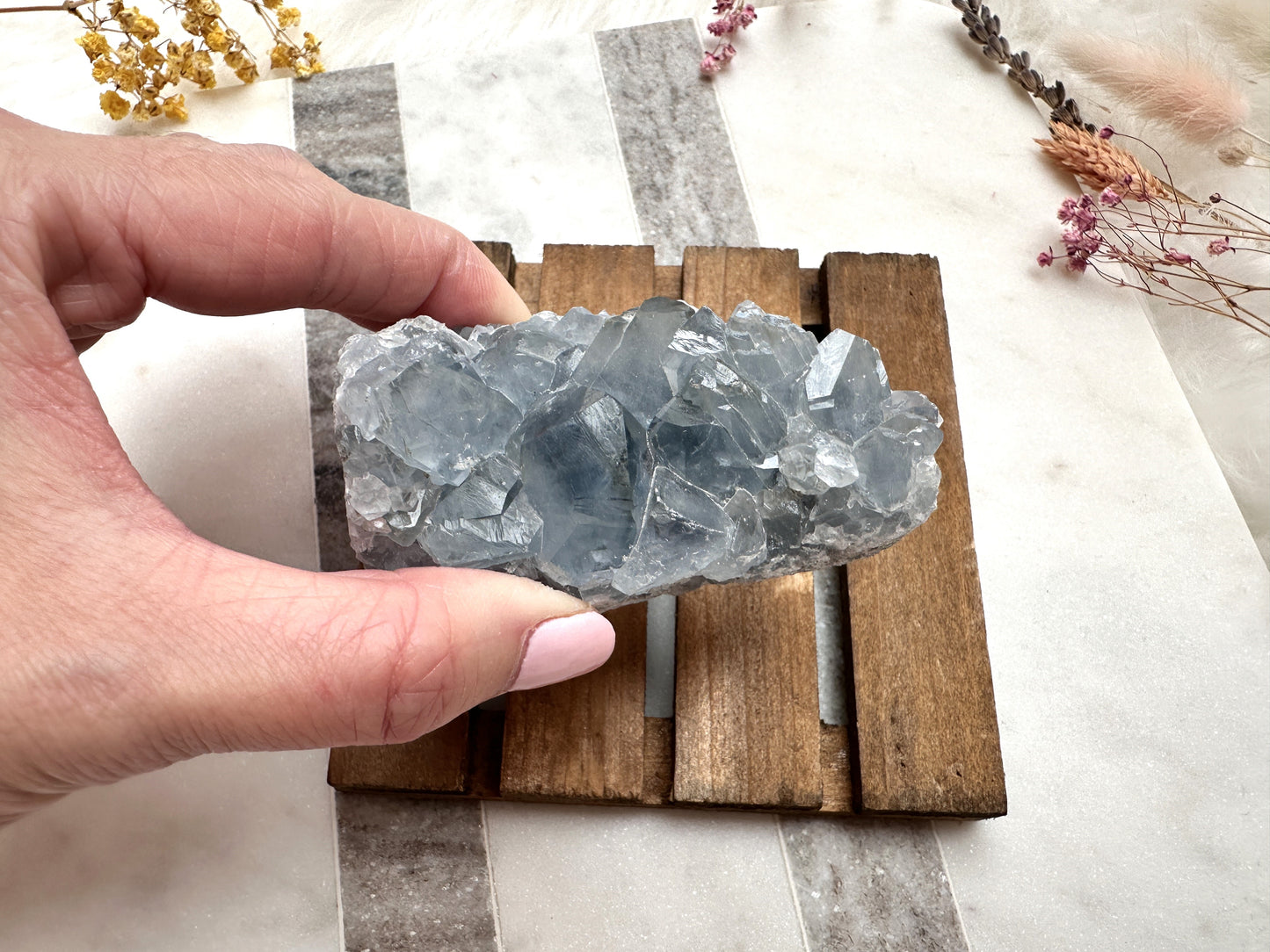 Raw Celestite Cluster