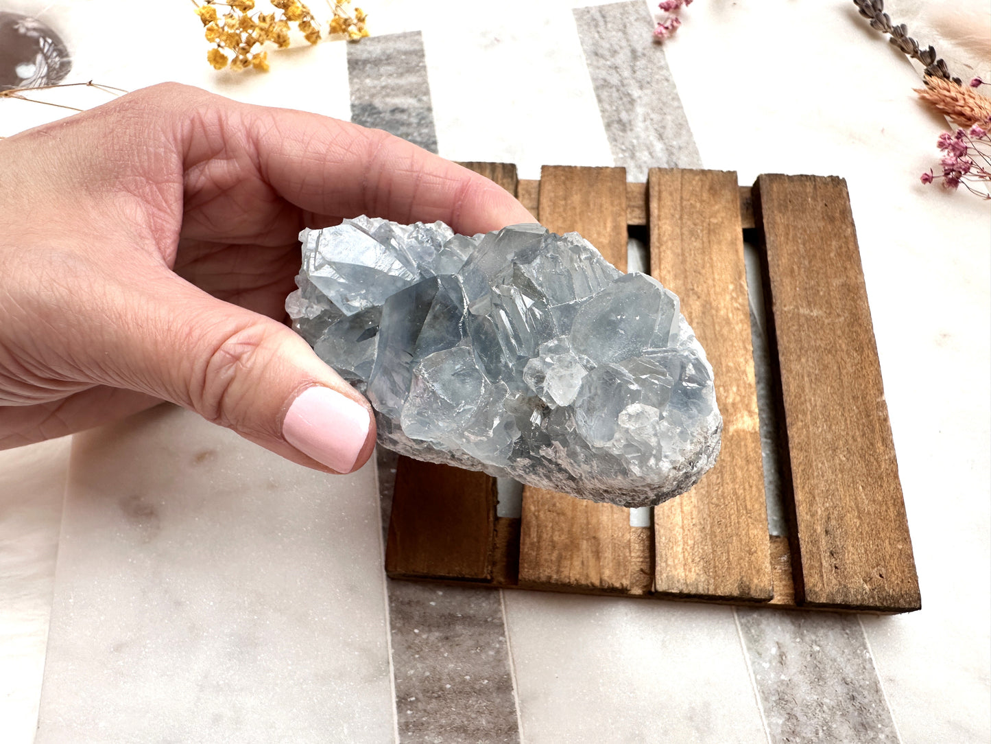 Raw Celestite Cluster