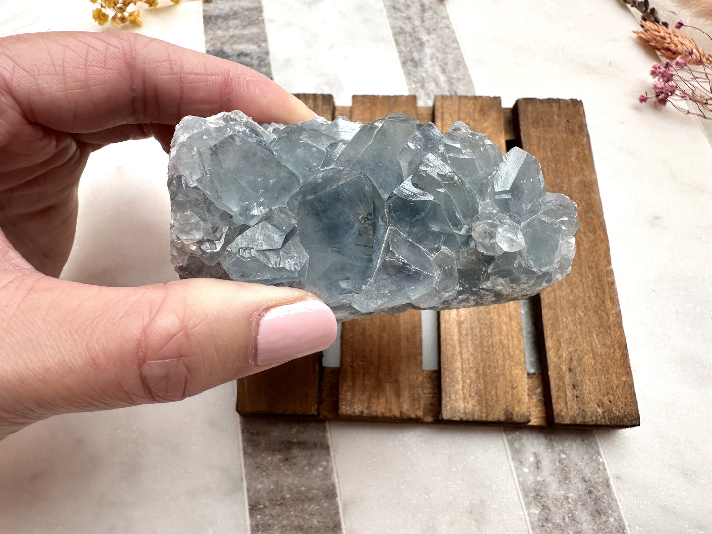 Raw Celestite Cluster