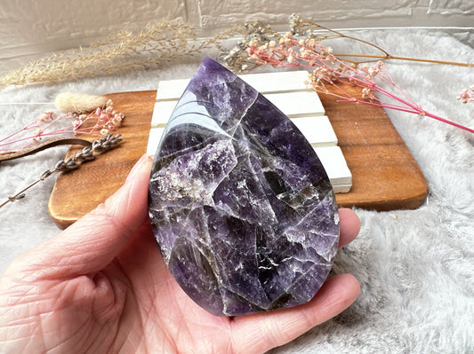 Chevron Amethyst Flame