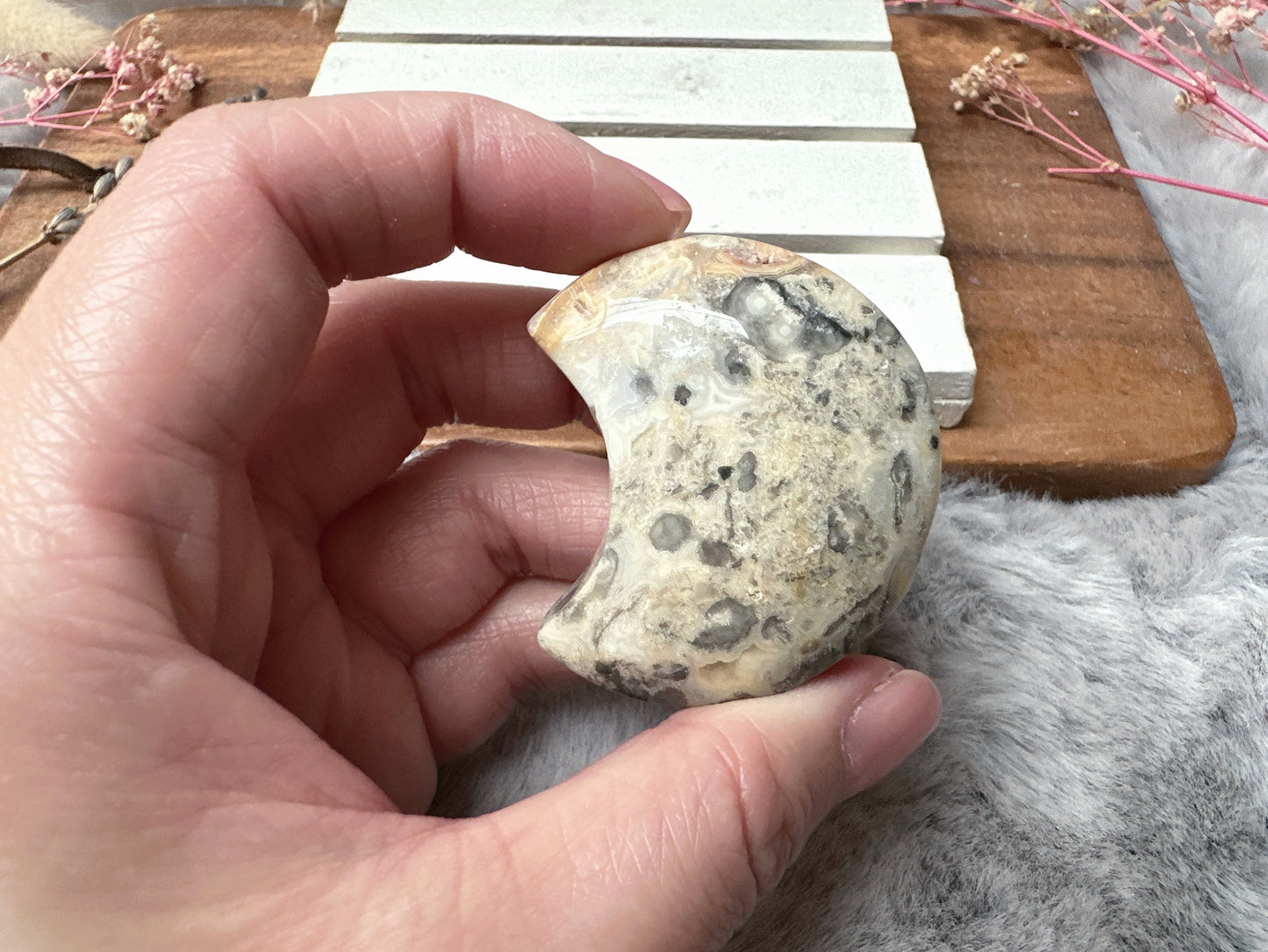 Crazy Lace Agate Moon