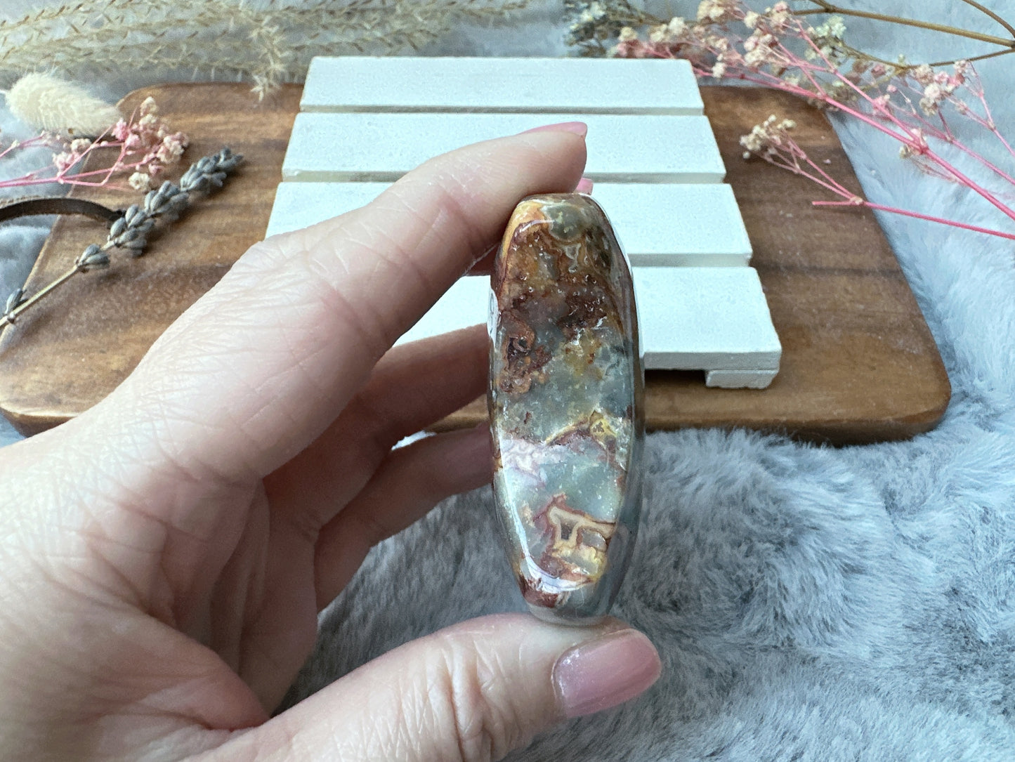 Crazy Lace Agate Moon