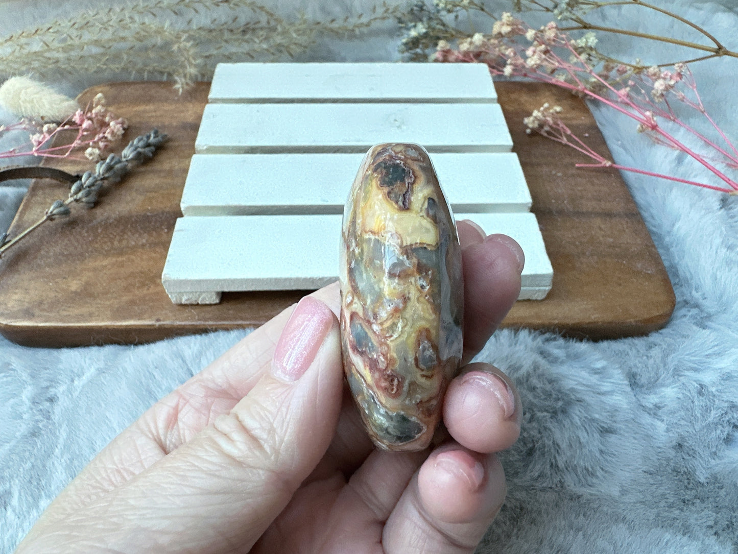 Crazy Lace Agate Moon