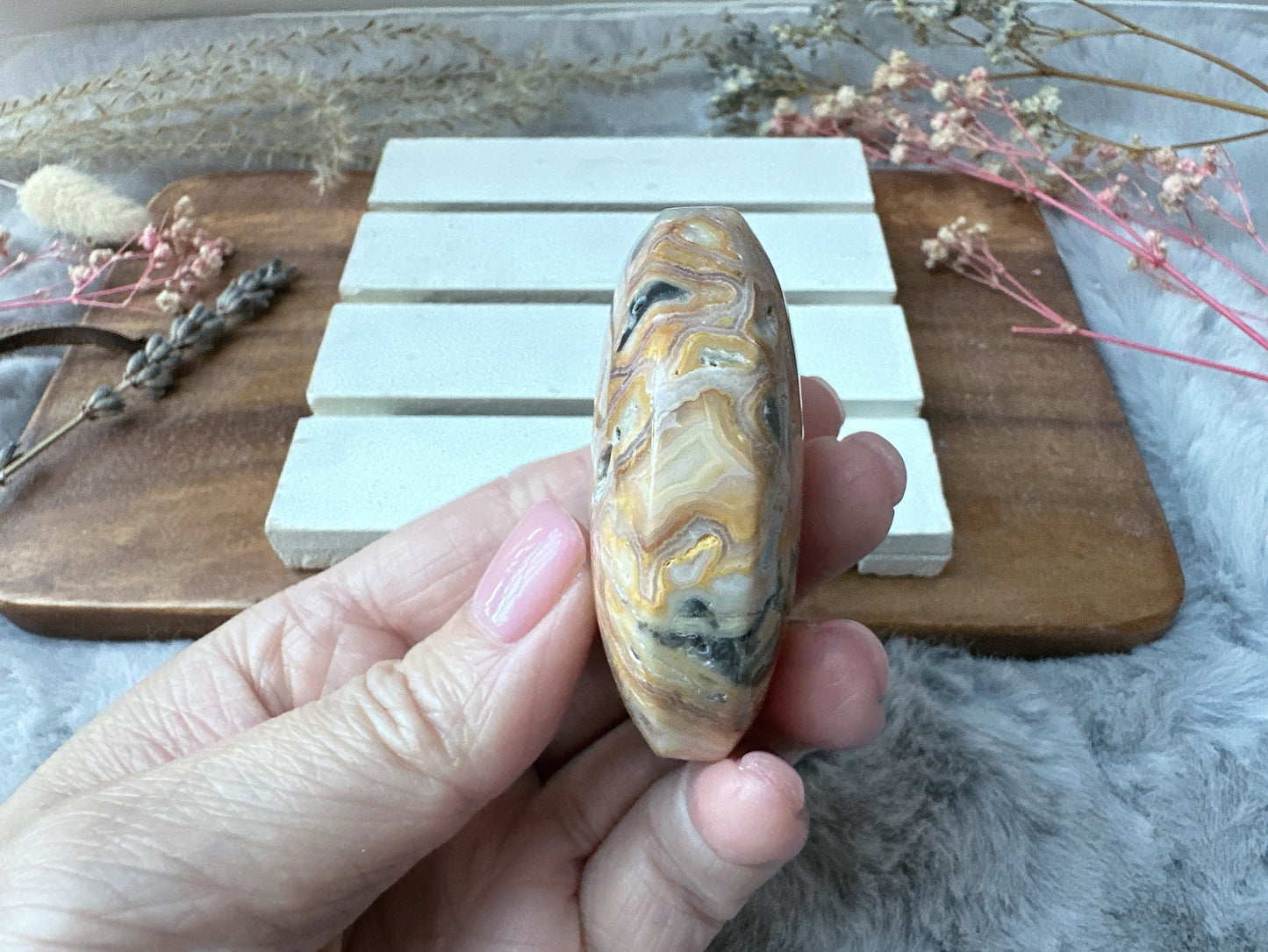 Crazy Lace Agate Moon