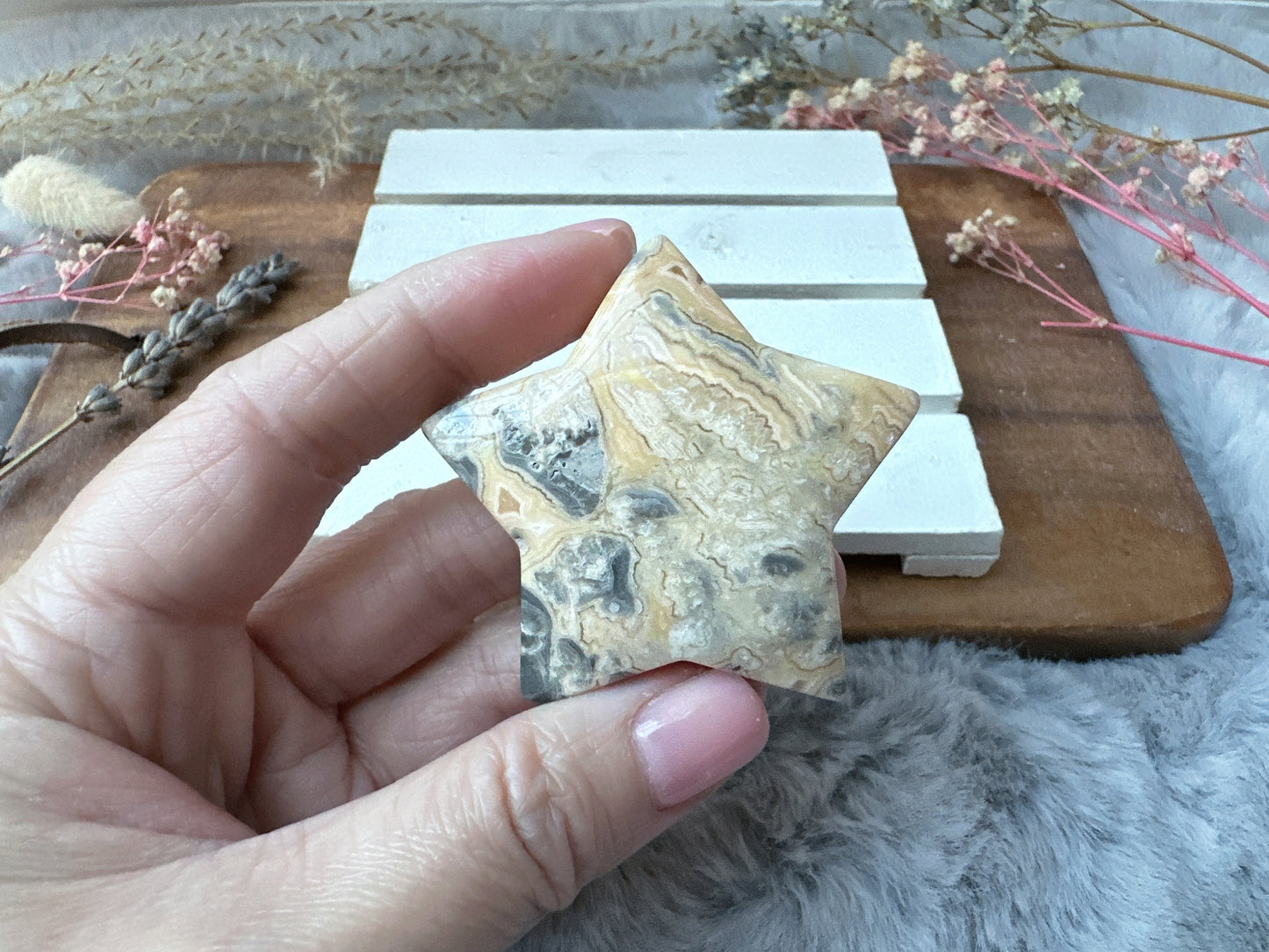 Crazy Lace Agate Star