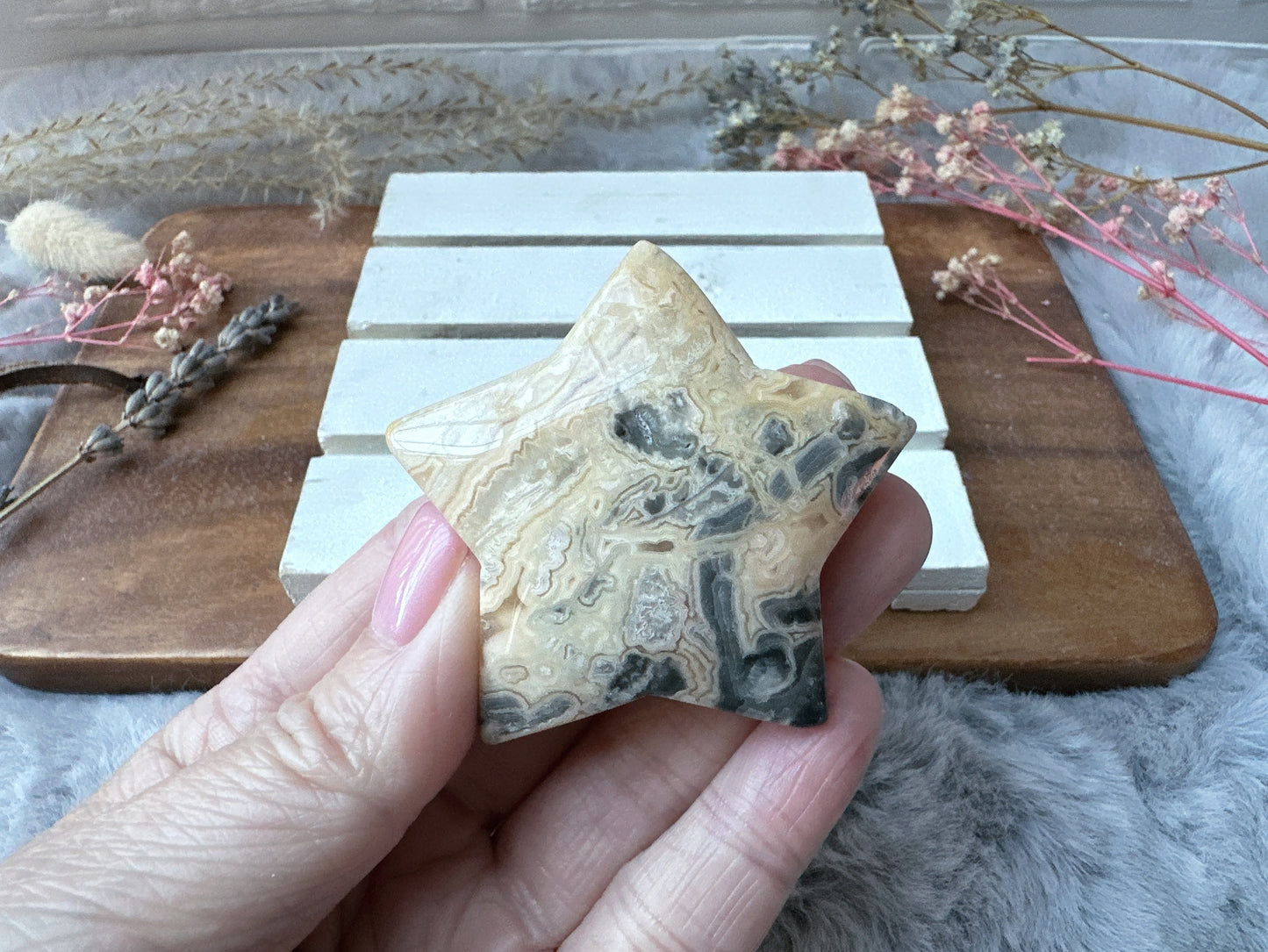 Crazy Lace Agate Star