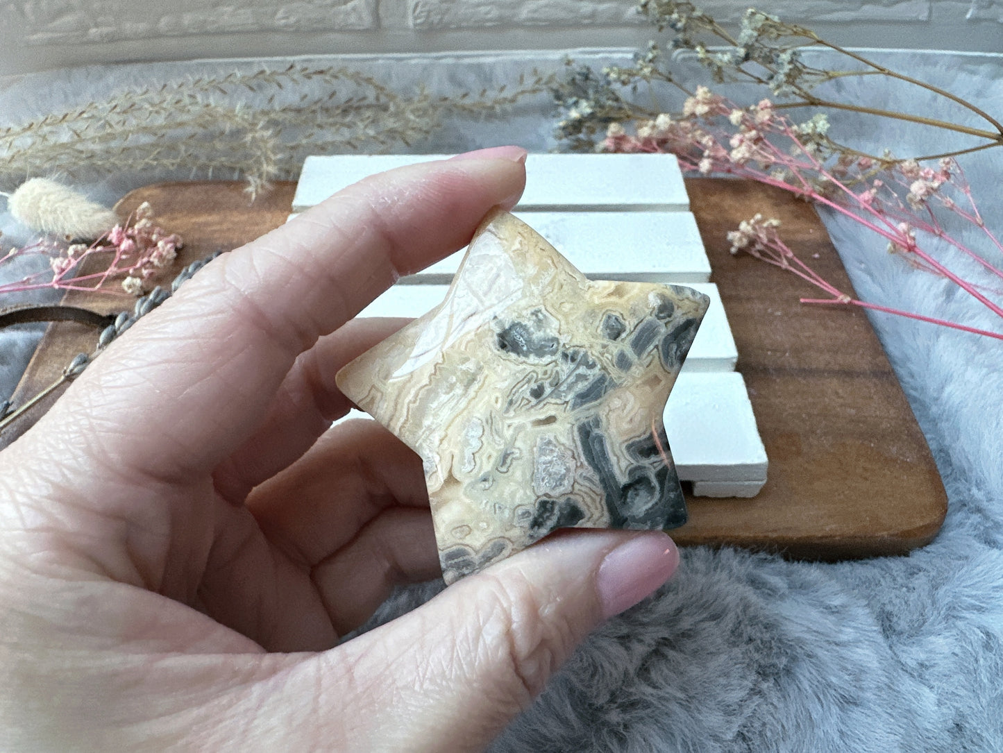 Crazy Lace Agate Star