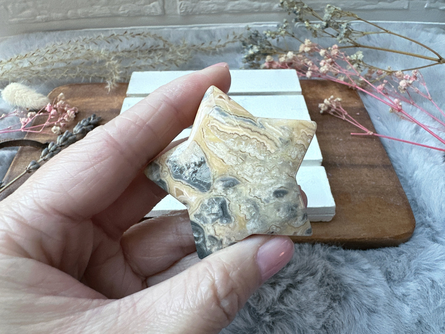 Crazy Lace Agate Star