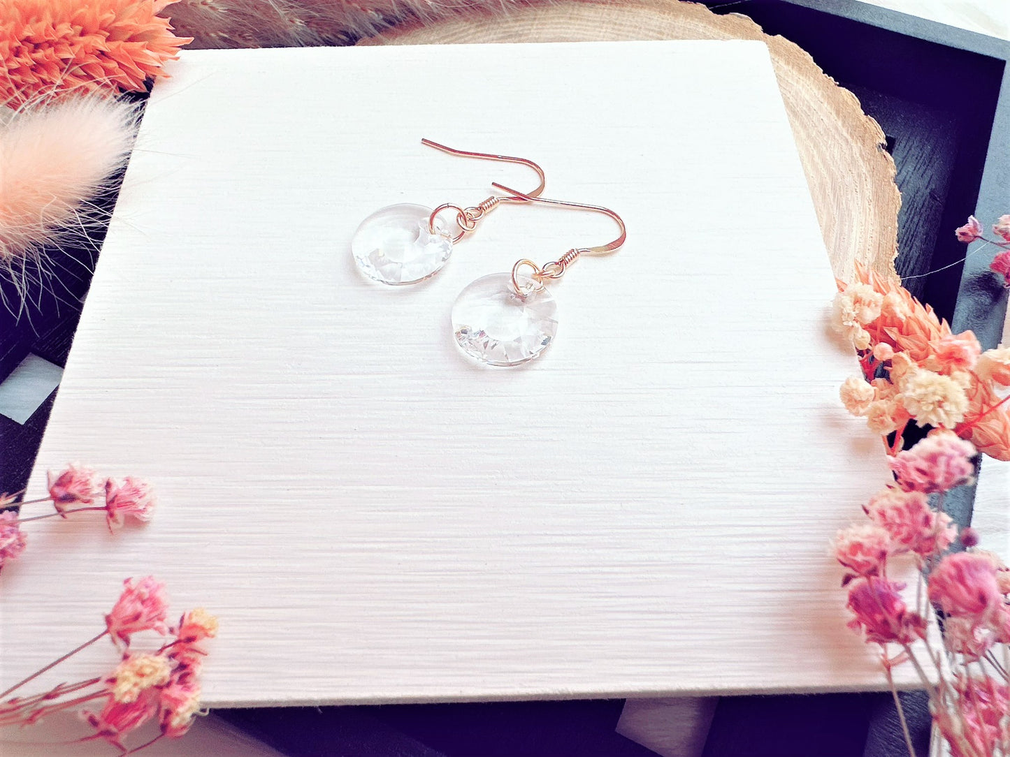 Crystal Sun Earrings