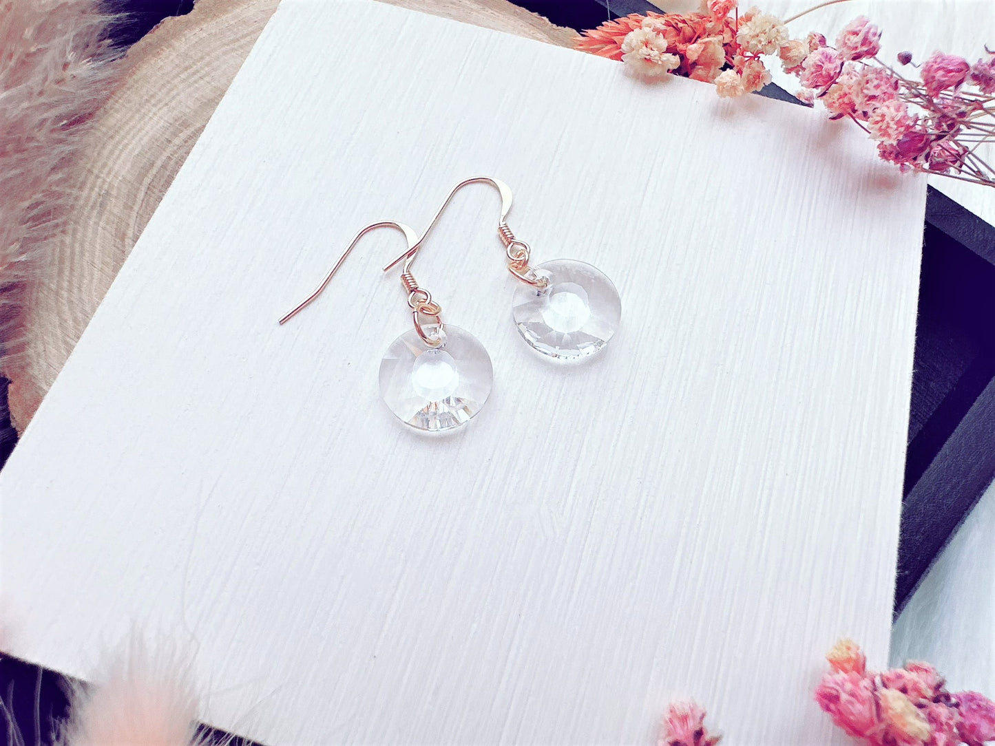 Crystal Sun Earrings