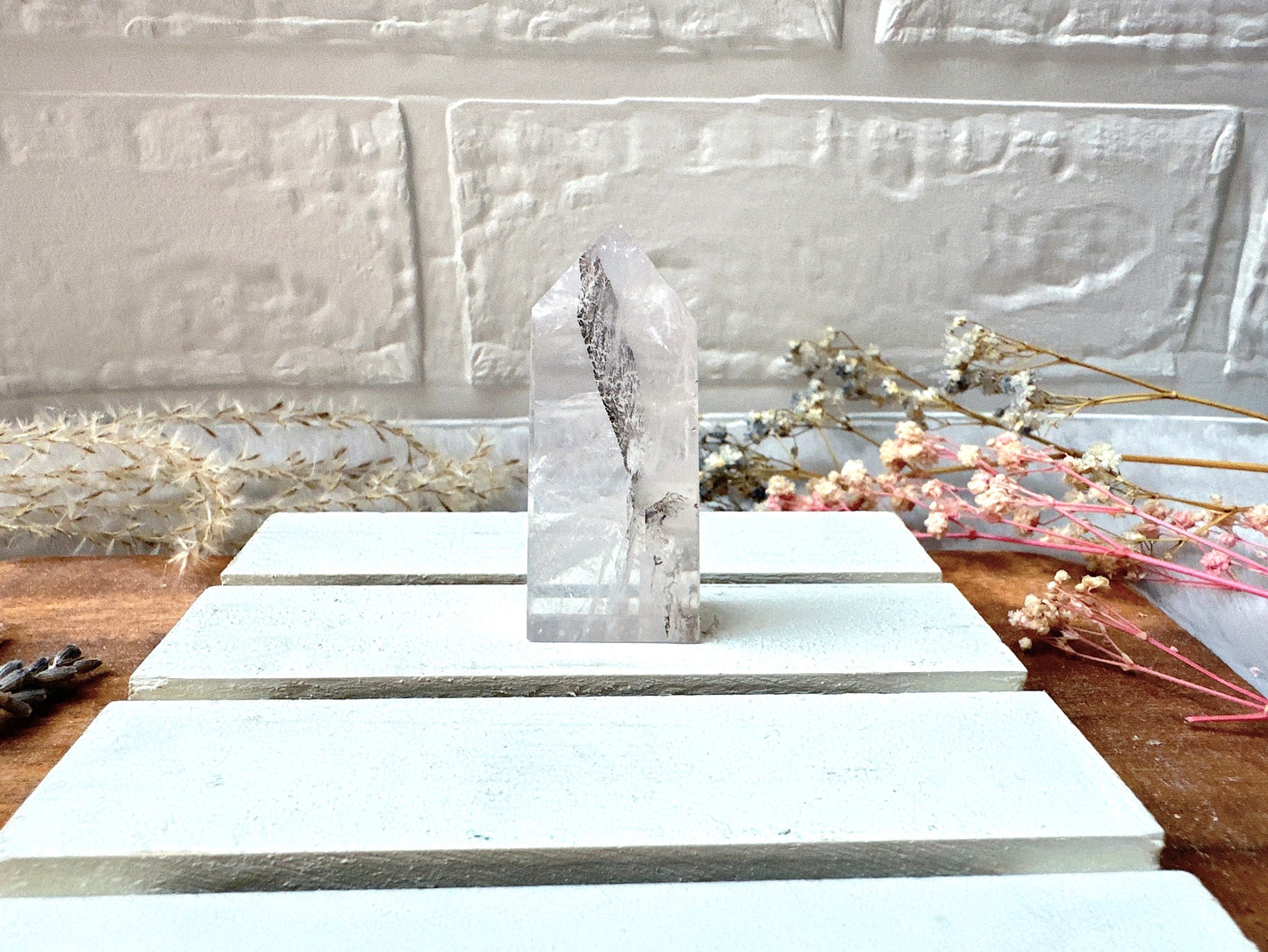 Mini Dendritic Quartz Tower Obelisk