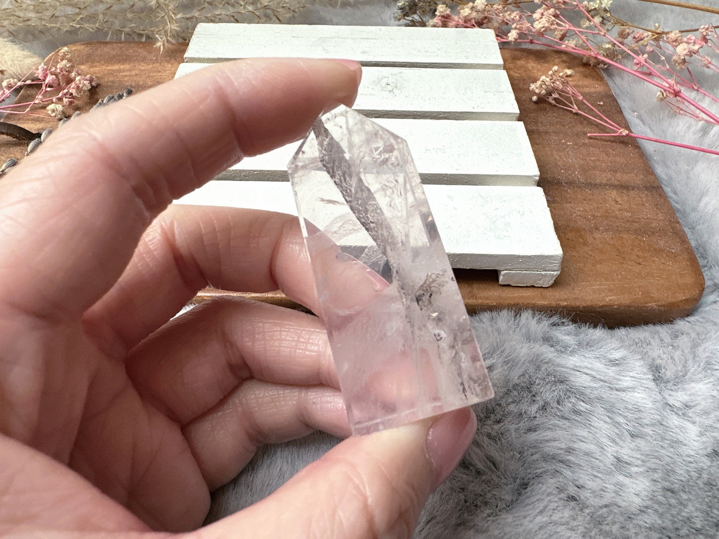 Mini Dendritic Quartz Tower Obelisk