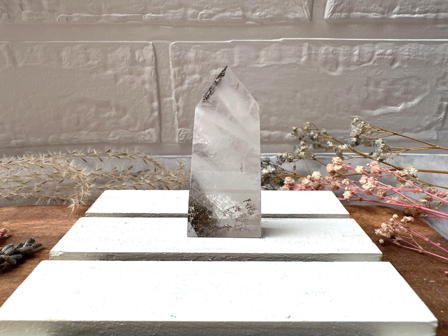 Mini Dendritic Quartz Tower Obelisk