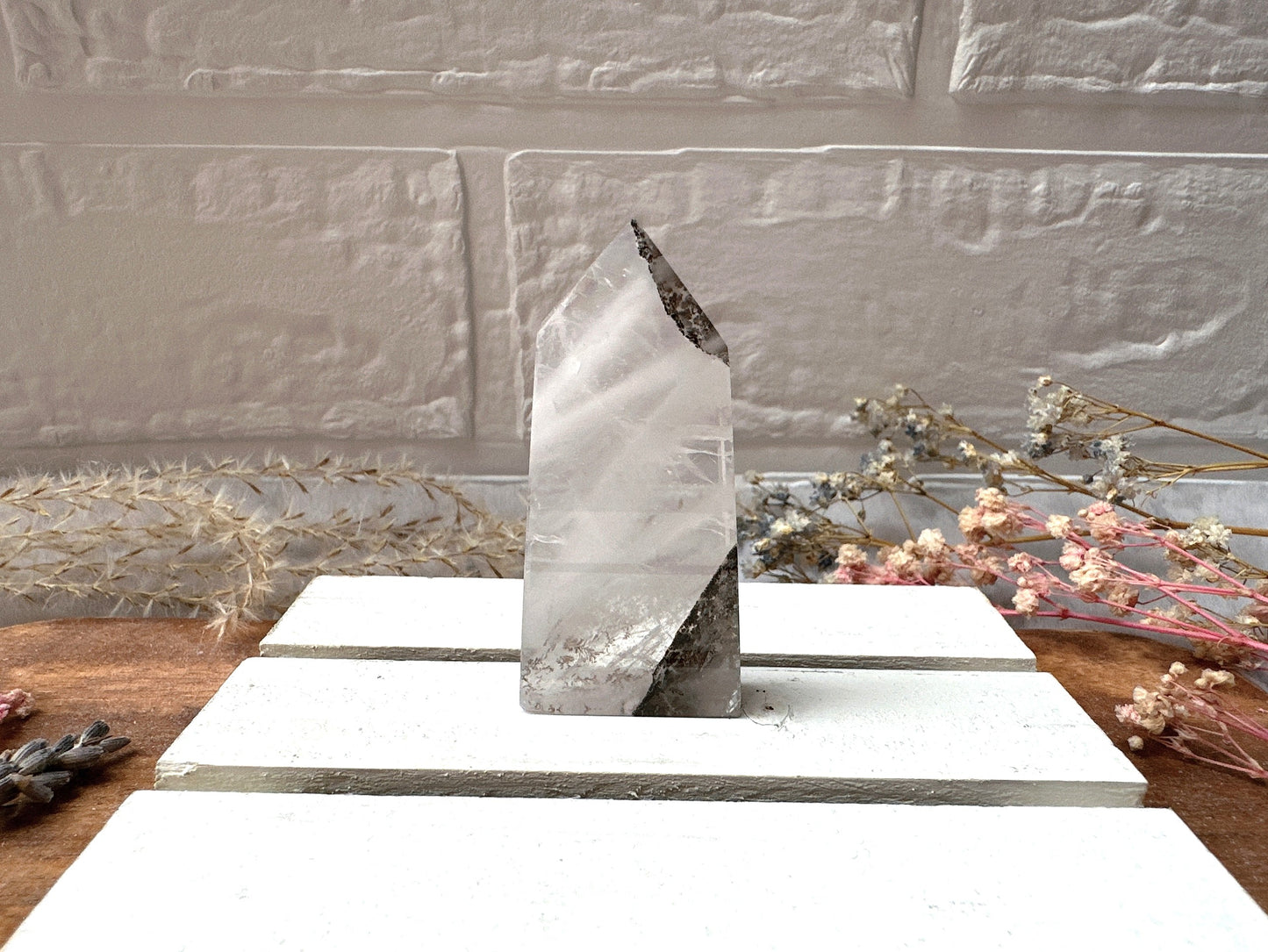 Mini Dendritic Quartz Tower Obelisk