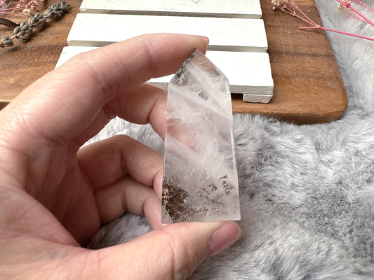 Mini Dendritic Quartz Tower Obelisk