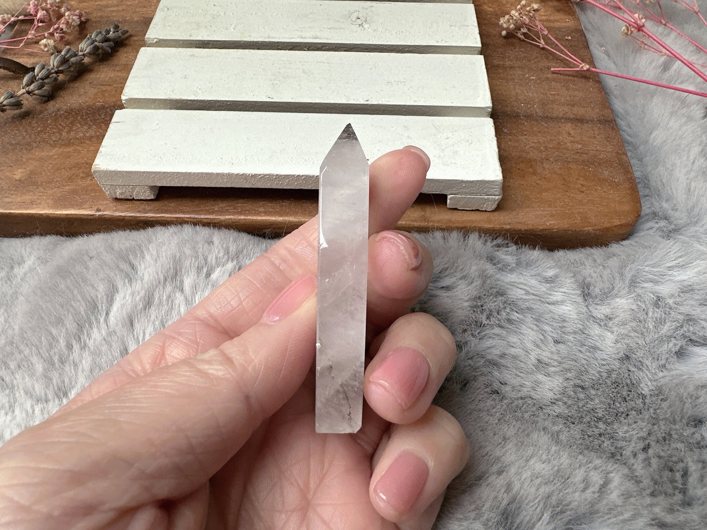 Mini Dendritic Quartz Tower Obelisk