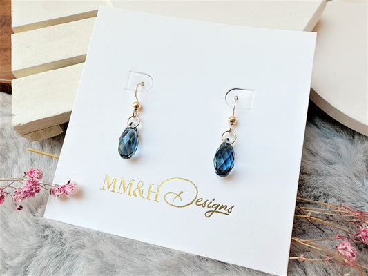 Crystal Briolette Earrings